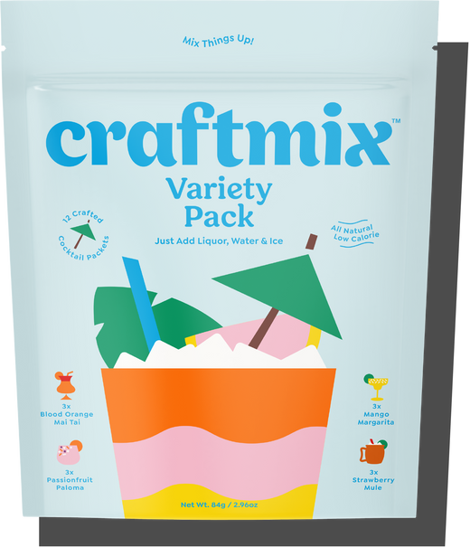 Craftmix 25-ct Happiest Hour Variety Pack of Instant Craft Cocktail Mixes