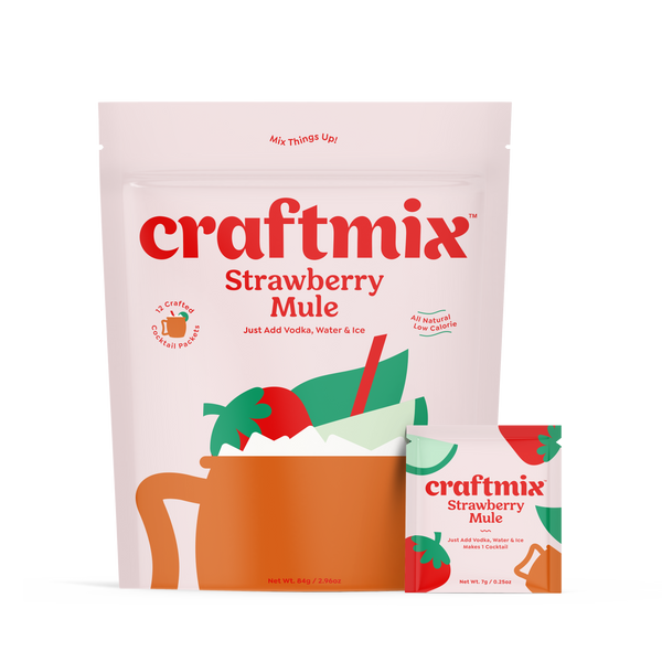 Craftmix Strawberry Moscow Mule Cocktail Mix / Mocktail Drink Mixer