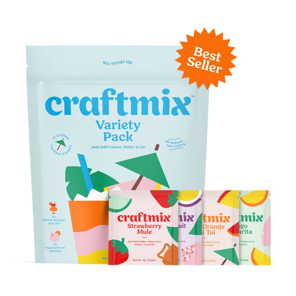 Craftmix 25-ct Happiest Hour Variety Pack of Instant Craft Cocktail Mixes