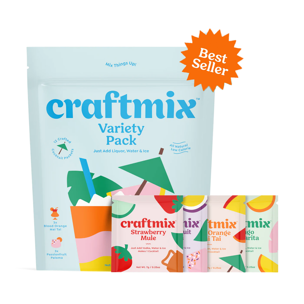 Craftmix 24-ct Variety Pack of Instant Craft Cocktail Mixes