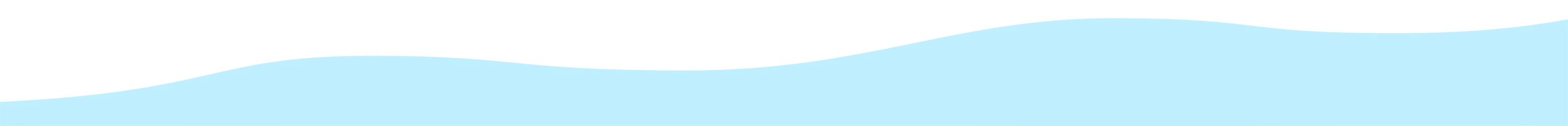Wavy light blue section divider